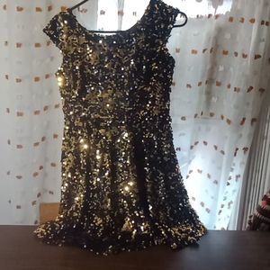Mini beaded dress